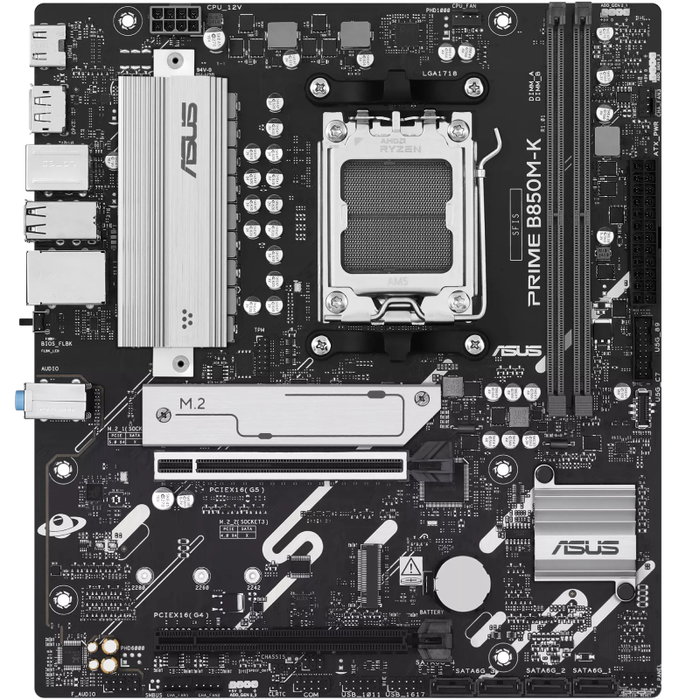 Asus PRIME B850M-K AMD AM5 DDR5 Micro ATX Asus PRIME B850M-K AMD AM5 DDR5 Micro ATX